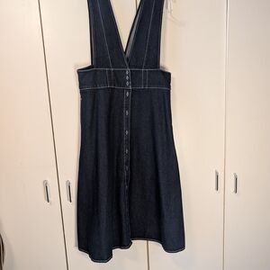 Zara Dark Blue Backless Dress